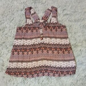 Pink Republic Multicolor Printed Sleeveless Tank Top